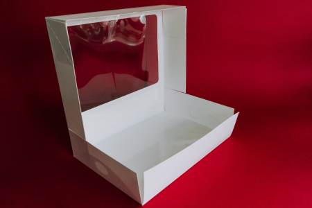 CUTIE 30X22X7.5, CU FEREASTRA SI TAVITA, E6 TAV- ALB, SET 5 BUC [1]