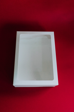 CUTIE 30X22X7.5, CU FEREASTRA SI TAVITA, E6 TAV- ALB, SET 5 BUC [4]