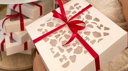 CUTIE 30X30X8 CU FEREASTRA DANTELATA SI TAVITA, SB2DT- ALB, SET 5 BUC [1]