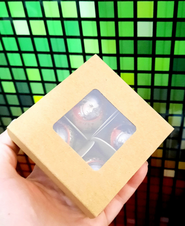 Cutie 8x8x4 cm, 4 praline, natur [4]