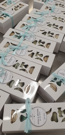 CUTIE 5-6 MACARONS CU FEREASTRA DANTELATA, MAC2ADT- ALB, SET 5 BUC [5]