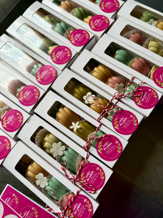 CUTIE 6-8 MACARONS, 18X5.5X5.5 CM, CU SERTAR, COD MAC3- ALB, SET 5 BUC [7]