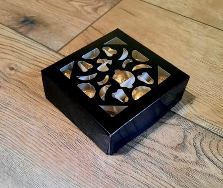 Scatole per Praline con Separatore - P5- NEGRU