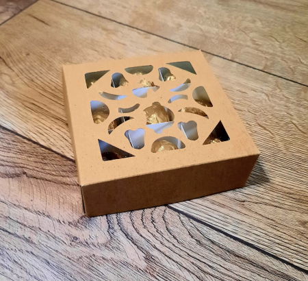 Scatole per Praline con Separatore - P5- NATUR