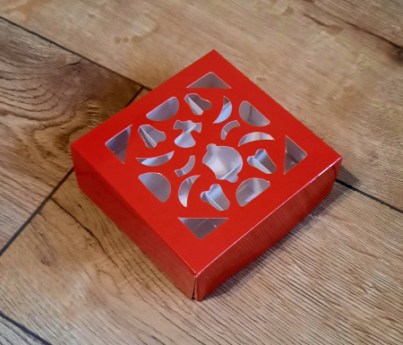 Scatole per Praline con Separatore - P5- ROSU