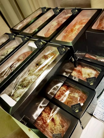 Scatole per Panettoni e Rotoli Dolci - CUTIE COZONAC 30X11X11 NEGRU