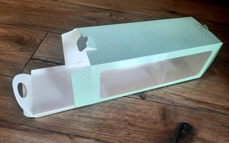 Scatole per Panettoni e Rotoli Dolci - Cutie cozonac 30x11x11 verde