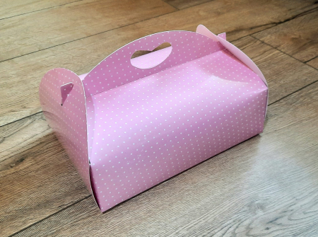 Scatole con Manico per Pasticcini e Torte - Cutie 245x170x75 ROZ