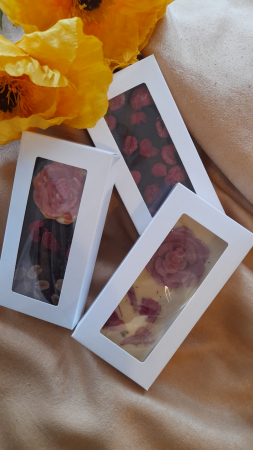 Scatole per Cioccolato in Tavoletta - CUTIE TABLETA CIOCOLATA 14X7X2.5 CM, TB2- ALB, SET 5 BUC