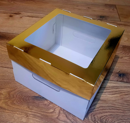 Scatole per Torte con Finestra - CB3F- AUR