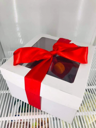 CUTIE TORT 30X30X20 CM, CU FEREASTRA, ALBA, CB1F- ALB, SET 5 BUC [4]