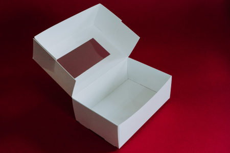 CUTII MINIPRAJITURI SAU MACARONS,15X10X5.5 CM, COD D00- ALB, SET 5 BUC [7]