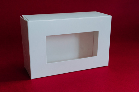 CUTII MINIPRAJITURI SAU MACARONS,15X10X5.5 CM, COD D00- ALB, SET 5 BUC [8]