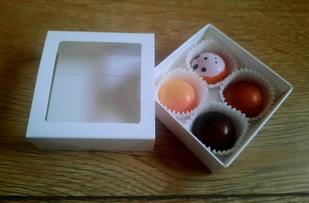 Cutie 4 praline, 72x72x25mm, alb [6]