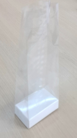 Sacchetti con Rialzo bianco, per dolci, biscotti, caramelle, confetti [3]