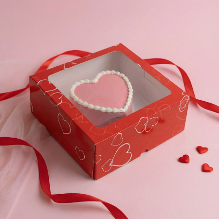 Scatole con Finestra per Bomboniere - P5F-Heart