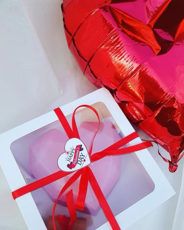 Scatole Alte con Finestra per Pasticcini - SMART BOX 20X20X8 CM, CU FEREASTRA, COD SB1F ALB, SET 5 BUC