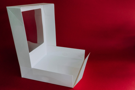 SMART BOX 30X30X8 CM, CU FEREASTRA, COD SB2F ALB, SET 5 BUC [1]