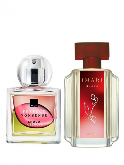 Apa de toaleta Imari Queen, 50ml + Apă de parfum Perfect Nonsense Choco Tuberose ,50 ml [1]