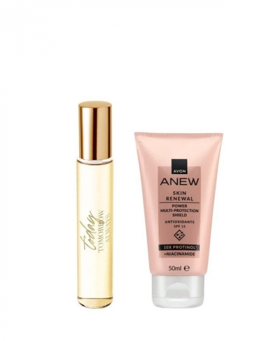 Cremă Anew Power Multi-Protection cu SPF15 + Mini-apă de parfum TTA Today 10 ml [1]