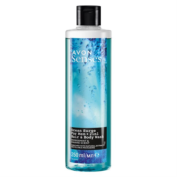 Gel de duș pentru păr și corp Ocean Surge pentru El 500 ml [1]