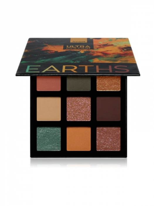 Paleta de farduri de pleoape Ultra Colour, Avon, Earths, 6.3 g - Avon [2]