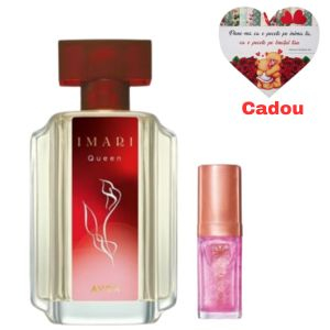 SETURI CADOU - Apa de toaleta Imari Queen 50 ml + Ulei hranitor pentru buze Avon True 7 ml + cadou inimioara magnetica personalizata AllyShop