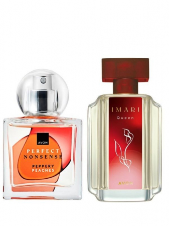 SETURI CADOU - Apa de toaleta Imari Queen, 50ml + Apă de parfum Perfect Nonsense Peppery Peaches 50 ml
