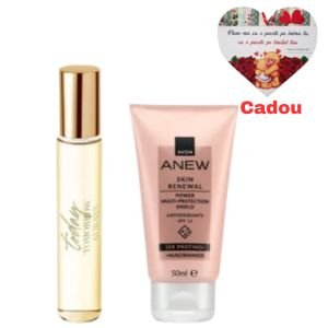 Ingrijire Ten - Cremă Anew Power Multi-Protection cu SPF15 + Mini-apă de parfum TTA Today 10 ml + cadou inimioara magnetica personalizata AllyShop