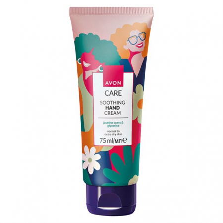 Soluții și Creme de Mâini - Cremă de mâini cu efect calmant cu iasomie 75 ml