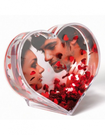 Rame Foto - Glob insertie foto inima