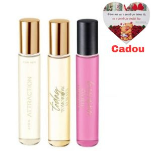 Dama - setul de  Mini-apa de parfum TTA Everlasting, Mini-apă de parfum Attraction, Mini-apă de parfum TTA Today x 10 ml fiecare + cadou inimioara magnetica personalizata AllyShop
