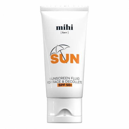 ingrijire corp - SUN. Fluid de protecție solară pentru față și decolteu SPF 50+