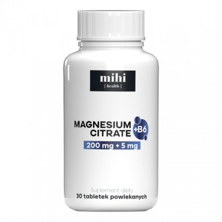 Sanatate - Vitamins. Citrat de magneziu + B6 (200 mg + 5 mg)