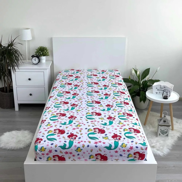 Cearsaf cu elastic, Almido, Ariel, 90x200 cm [4]
