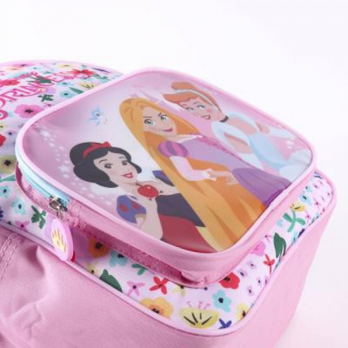 Ghiozdan Princess roz, dimensiuni 25cm x30cm x12cm [2]