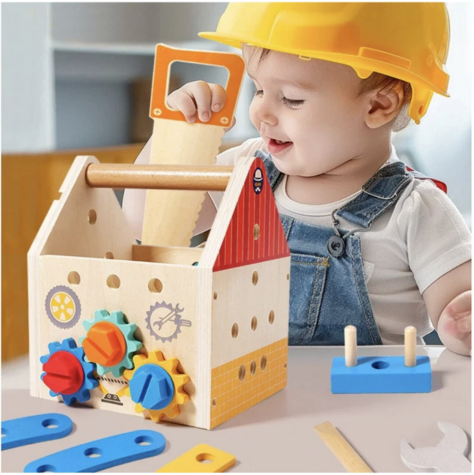 casuta montessori lemn 25 accesorii motricitate fina [9]