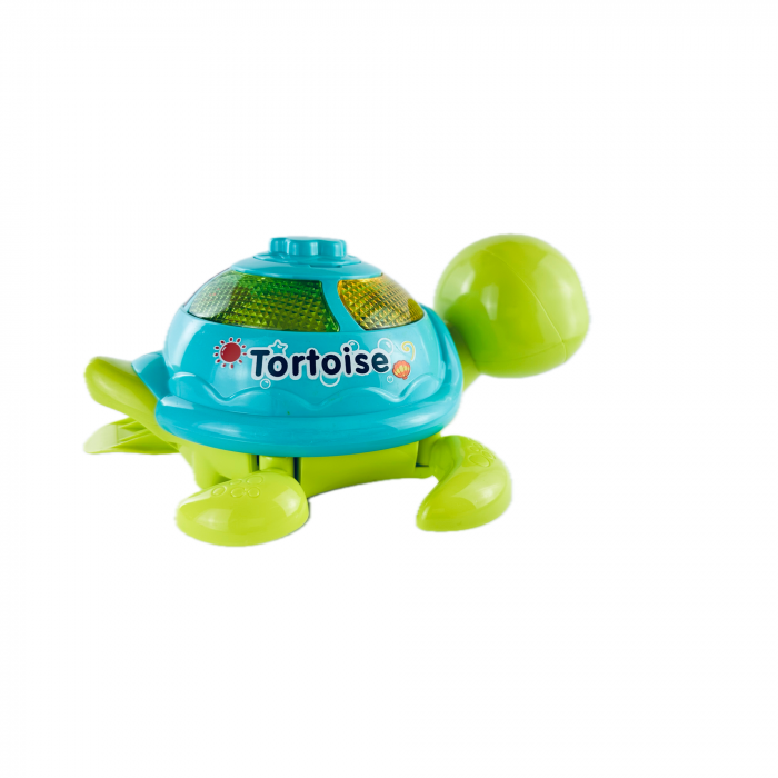 Jucarie Interactiva, Broasca Testoasa cu sunete si lumini, se plimba, face oua, 3 oua, Verde cu albastru, 22cm [2]