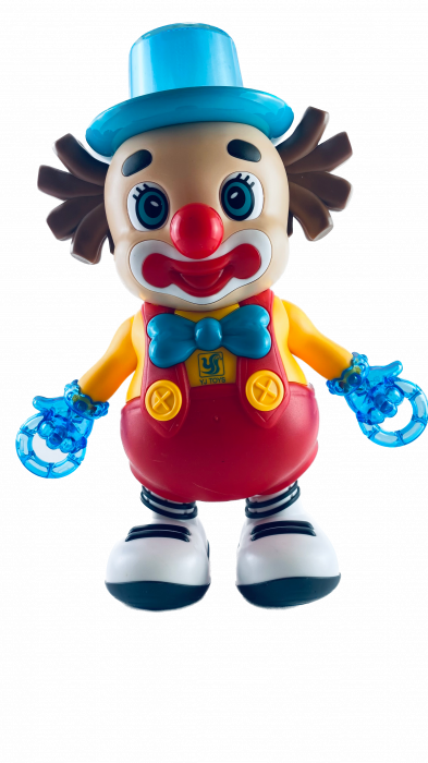 Jucarie interactiva, Clown dansator, Almido, cu muzica si jos de lumini [6]