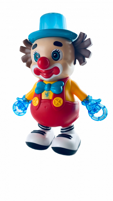 Jucarie interactiva, Clown dansator, Almido, cu muzica si jos de lumini [1]