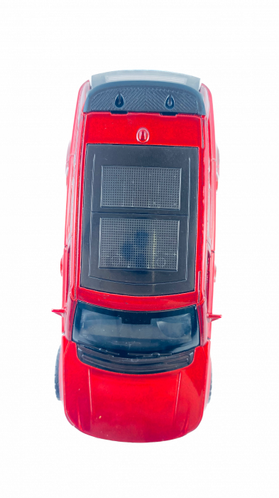 Masina metalica, Lumini si sunete, Usi si Portbagaj mobile, 11 cm, Land Rover, Visiniu [3]