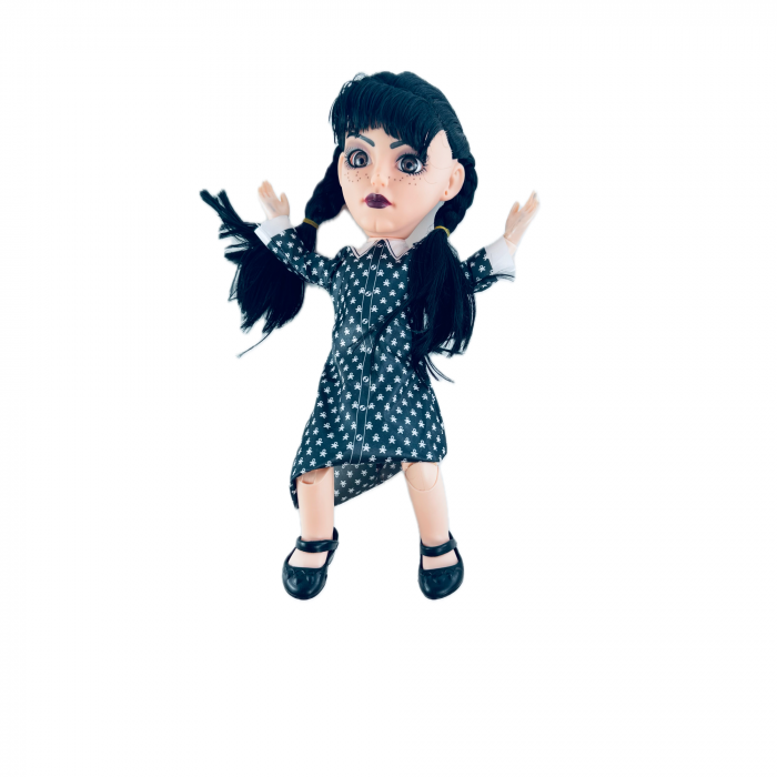 Papusa Wednesday, The ADDAMS Family, maini si picioare flexibile, 34 cm [8]