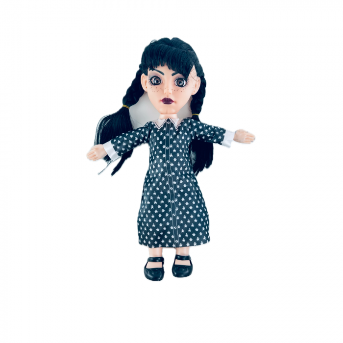 Papusa Wednesday, The ADDAMS Family, maini si picioare flexibile, 34 cm [11]