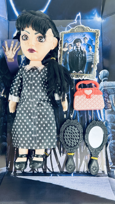 Papusa Wednesday, The ADDAMS Family, maini si picioare flexibile, 34 cm [5]