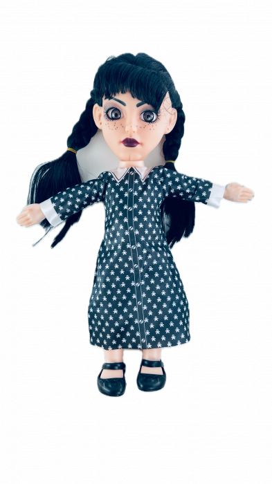 Papusa Wednesday, The ADDAMS Family, maini si picioare flexibile, 34 cm [3]