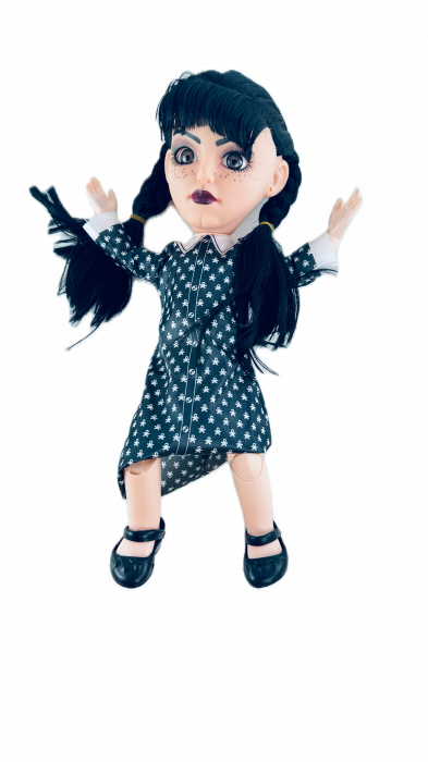 Papusa Wednesday, The ADDAMS Family, maini si picioare flexibile, 34 cm [12]