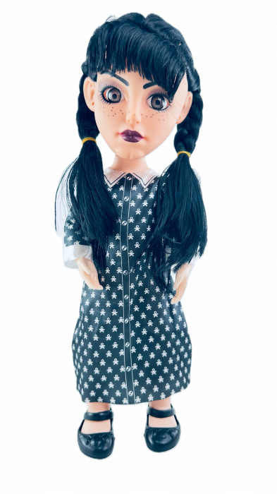 Papusa Wednesday, The ADDAMS Family, maini si picioare flexibile, 34 cm [7]