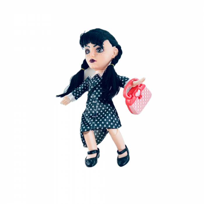 Papusa Wednesday, The ADDAMS Family, maini si picioare flexibile, 34 cm [9]