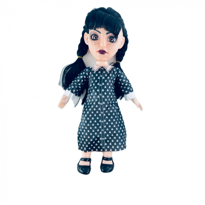 Papusa Wednesday, The ADDAMS Family, maini si picioare flexibile, 34 cm [10]