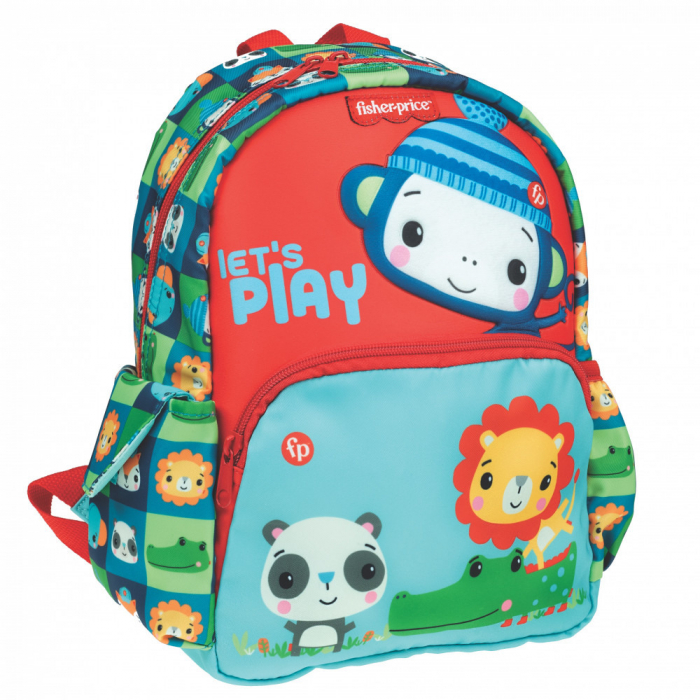 Rucsac Fisher Price, Javoli, Poliester, 30 x 20 x 10 cm, Multicolor [1]